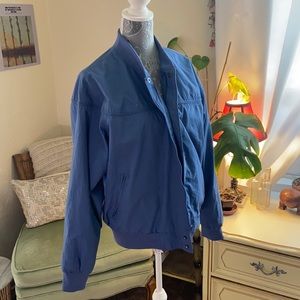 Blue Bomber Jacket Vintage, Large - Knights Bridge.